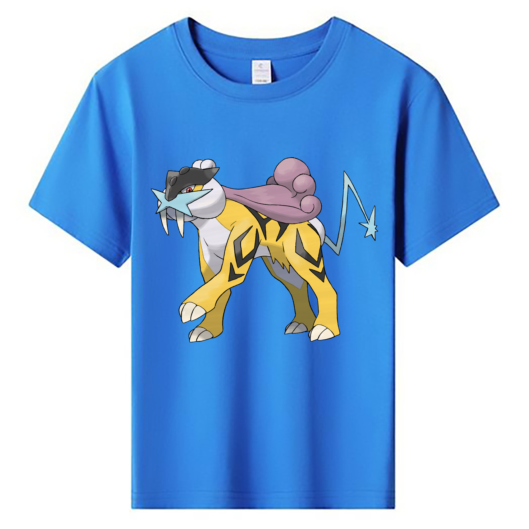 （画像用） ポケットモンスター Pokémon 綿100％キッズTシャツ（フロントプリント）
